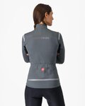 CASTELLI Cyklistická zateplená bunda - PERFETTO ROS 2 W - šedá