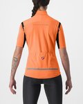 CASTELLI Cyklistický dres s krátkým rukávem - GABBA RoS 2 W - oranžová