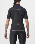 CASTELLI Cyklistický dres s krátkým rukávem - PERFETTO ROS 2 W WIND - černá