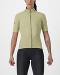 CASTELLI Cyklistický dres s krátkým rukávem - PERFETTO ROS 2 W WIND - světle zelená