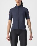 CASTELLI Cyklistický dres s krátkým rukávem - PERFETTO ROS 2 W WIND - modrá