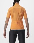 CASTELLI Cyklistický dres s krátkým rukávem - PERFETTO ROS 2 W WIND - oranžová