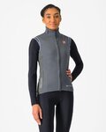 CASTELLI Cyklistická vesta - PERFETTO ROS 2 W - šedá