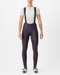 CASTELLI Cyklistické kalhoty dlouhé s laclem - FREE AERO RC W DT - fialová