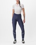 CASTELLI Cyklistické kalhoty dlouhé bez laclu - VELOCISSIMA THERMAL - modrá
