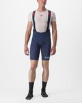 CASTELLI Cyklistické kalhoty krátké s laclem - PREMIO BLACK LTD EDITION - modrá