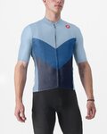 CASTELLI Cyklistický dres s krátkým rukávem - ENDURANCE PRO 2 - světle modrá/modrá