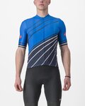 CASTELLI Cyklistický dres s krátkým rukávem - SPEED STRADA - modrá