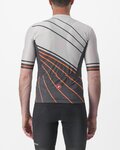 CASTELLI Cyklistický dres s krátkým rukávem - SPEED STRADA - šedá