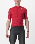 CASTELLI Cyklistický dres s krátkým rukávem - LIVELLI - červená