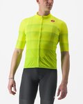 CASTELLI Cyklistický dres s krátkým rukávem - LIVELLI - žlutá