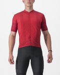 CASTELLI Cyklistický dres s krátkým rukávem - UNLIMITED TERRA - červená