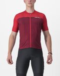 CASTELLI Cyklistický dres s krátkým rukávem - UNLIMITED ENTRATA - červená