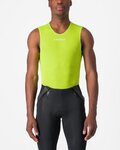 CASTELLI Cyklistické triko bez rukávů - PRO MESH 2.0 - žlutá
