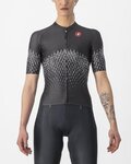 CASTELLI Cyklistický dres s krátkým rukávem - AERO PRO W - černá
