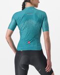 CASTELLI Cyklistický dres s krátkým rukávem - AERO PRO W - zelená