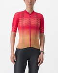 CASTELLI Cyklistický dres s krátkým rukávem - CLIMBER'S 2.0 W - červená