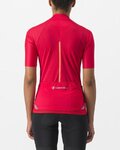 CASTELLI Cyklistický dres s krátkým rukávem - ENDURANCE W - červená