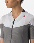 CASTELLI Cyklistický dres s krátkým rukávem - GRADIENT COLOR BLOCK - šedá
