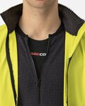 CASTELLI Cyklistická zateplená bunda - ALPHA FLIGHT ROS - žlutá
