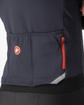 CASTELLI Cyklistický dres s dlouhým rukávem zimní - FLY LS - černá