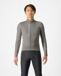 CASTELLI Cyklistický dres s dlouhým rukávem zimní - ENTRATA THERMAL - šedá