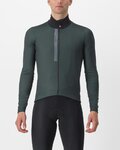 CASTELLI Cyklistický dres s dlouhým rukávem zimní - ENTRATA THERMAL - zelená