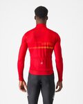 CASTELLI Cyklistický dres s dlouhým rukávem zimní - ENTRATA THERMAL - červená