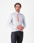 CASTELLI Cyklistický dres s dlouhým rukávem zimní - ENTRATA THERMAL - stříbrná