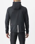 CASTELLI Cyklistická zateplená bunda - TRAIL HOODIE - černá