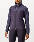 CASTELLI Cyklistická zateplená bunda - FLY THERMAL W - fialová