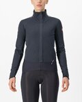 CASTELLI Cyklistická zateplená bunda - ALPHA DOPPIO ROS W - černá