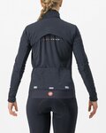 CASTELLI Cyklistická zateplená bunda - ALPHA DOPPIO ROS W - černá