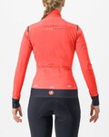 CASTELLI Cyklistická zateplená bunda - ALPHA FLIGHT ROS W - oranžová