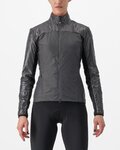 CASTELLI Cyklistická větruodolná bunda - UNLIMITED W PUFFY 2 - šedá