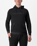 CASTELLI mikina - LOGO HOODIE - černá