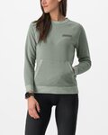 CASTELLI mikina - LOGO W SWEATSHIRT - světle zelená