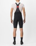 CASTELLI Cyklistické kalhoty krátké s laclem - UNLIMITED THERMAL - černá