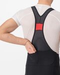 CASTELLI Cyklistické kalhoty krátké s laclem - UNLIMITED THERMAL - černá