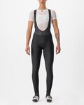 CASTELLI Cyklistické kalhoty dlouhé s laclem - ENTRATA W - černá