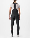CASTELLI Cyklistické kalhoty dlouhé s laclem - ENTRATA W - černá