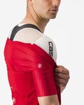 CASTELLI Cyklistický dres s krátkým rukávem - AERO RACE 7.0 - červená