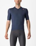 CASTELLI Cyklistický dres s krátkým rukávem - ESPRESSO - modrá