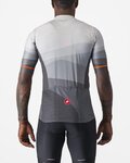CASTELLI Cyklistický dres s krátkým rukávem - ORIZZONTE - šedá