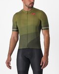 CASTELLI Cyklistický dres s krátkým rukávem - ORIZZONTE - zelená