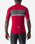 CASTELLI Cyklistický dres s krátkým rukávem - TRADIZIONE - červená
