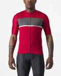 CASTELLI Cyklistický dres s krátkým rukávem - TRADIZIONE - červená