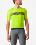 CASTELLI Cyklistický dres s krátkým rukávem - UNLIMITED ENDURANCE - žlutá