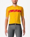 CASTELLI Cyklistický dres s krátkým rukávem - UNLIMITED ENDURANCE - žlutá