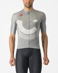 CASTELLI Cyklistický dres s krátkým rukávem - R-A/D - šedá